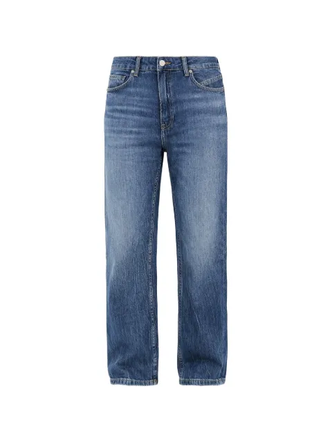 BOSS regular-fit jeans in blue marbled denim Blue 50552376