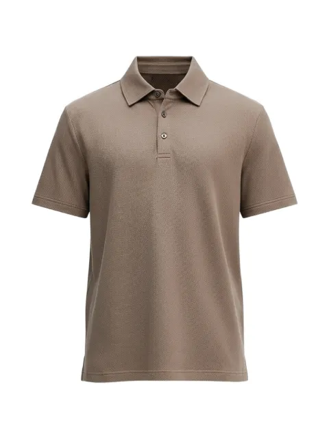 Michael Kors bubble-knit polo shirt Neutrals CT552LFHSA