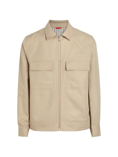 PS Paul Smith flap-pocket jacket Neutrals M2R848ZV22341