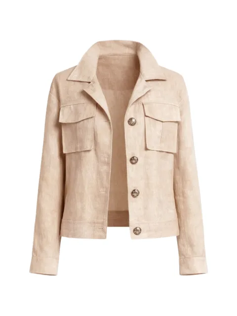 Elie Saab chest-pocket jacket Neutrals J0126PS25LI002