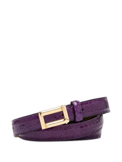 Lancel buckle adjustable belt Purple A141531HTU