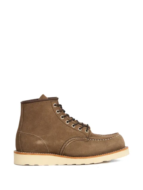 Red Wing Shoes lace-up round-toe boots Brown 8838