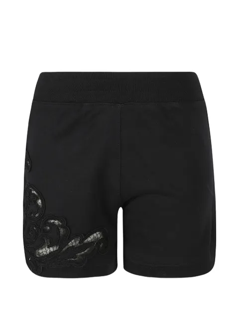 Ermanno Scervino lace appliqué shorts Black D425P300RFVV95708