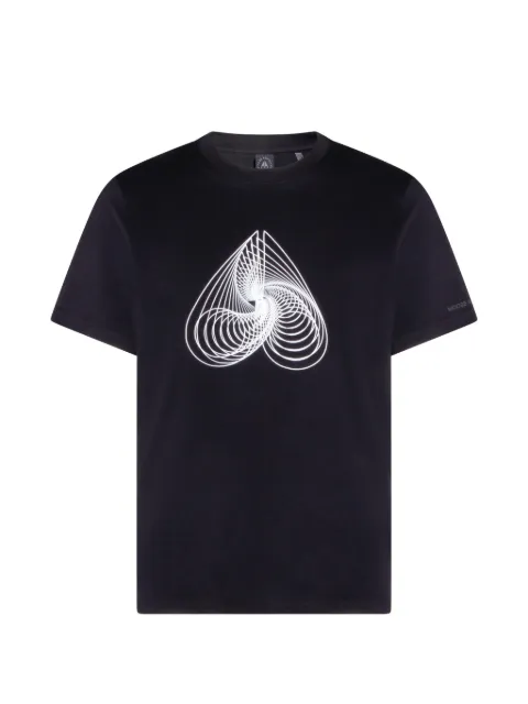 Moose Knuckles graphic-print T-shirt Black M16MT7331153