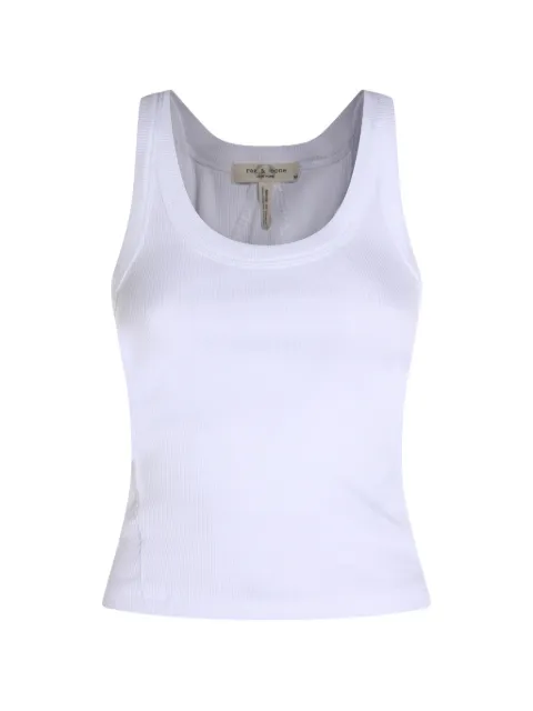 rag & bone ribbed tank top White RE7B26ST3EWWHITE