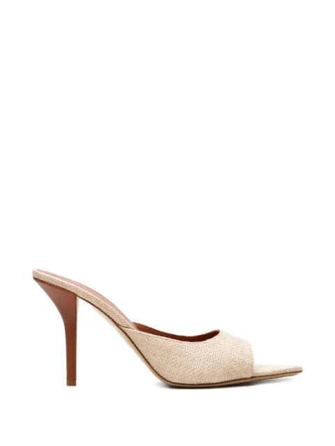 GIABORGHINI raffia point-toe sandals Neutrals PE04FRAF8591