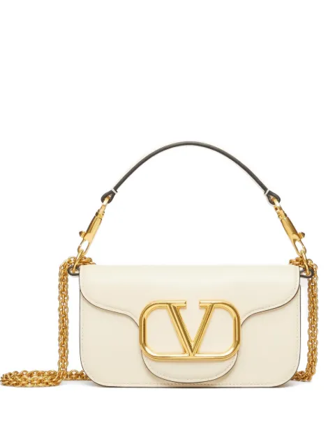 Valentino Garavani Locò small shoulder bag in calfskin Neutrals WB0K53XKZ