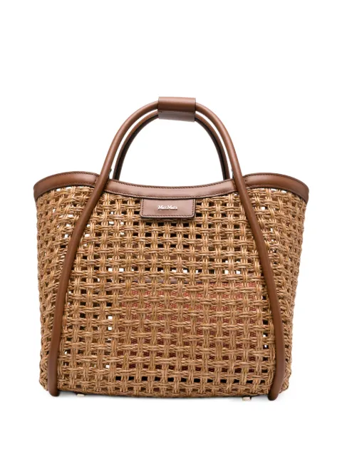 Max Mara woven tote bag Neutrals 2614511072600