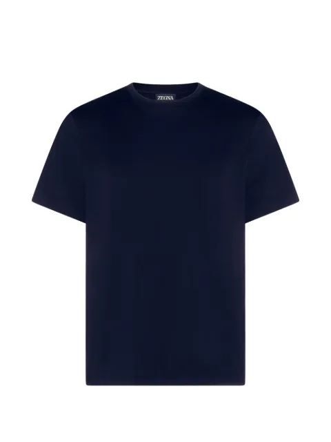 Zegna round-neck T-shirt Blue RUH360A3H765NLB09