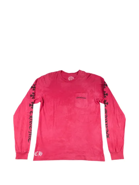 Chrome Hearts Plus tie-dye T-shirt Pink CHRM0845