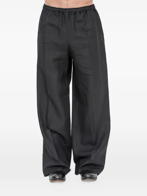Setchu wool trousers Black P048PIJAMAPANTS2HEMP