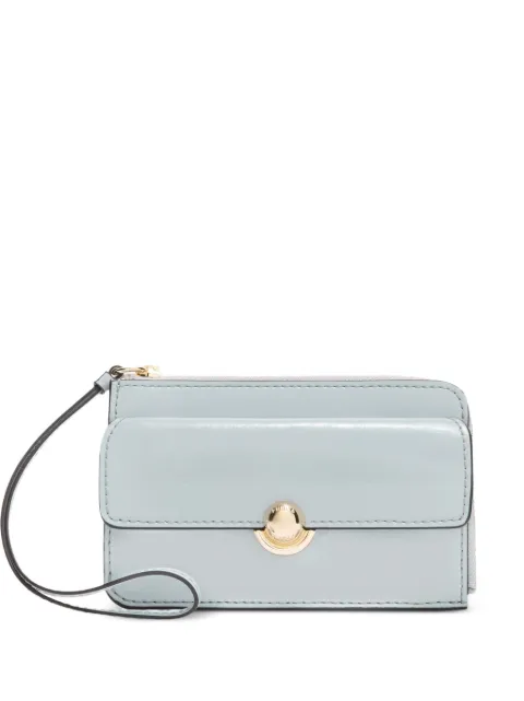 Furla Sfera zip leather card case Blue WP00587VCQ0001007