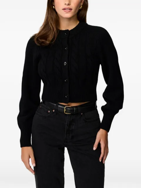 Toccin Rita cable-knit rita cardigan Black TC4104N013