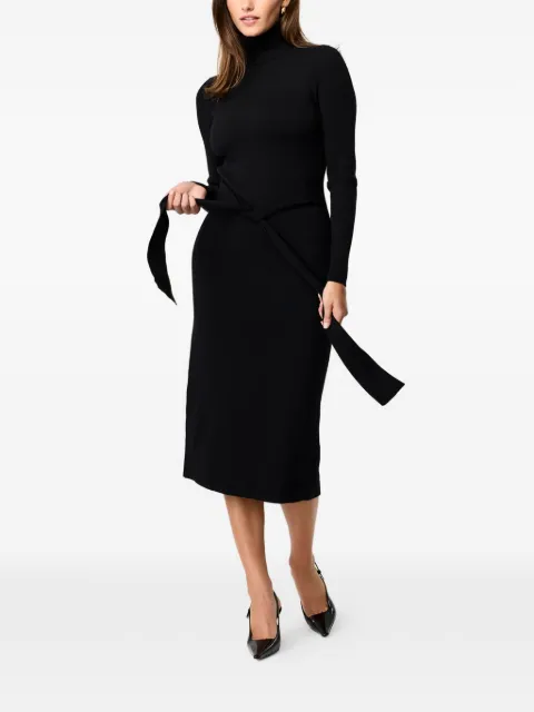 Toccin Logan turtleneck tie dress Black TC4907K015
