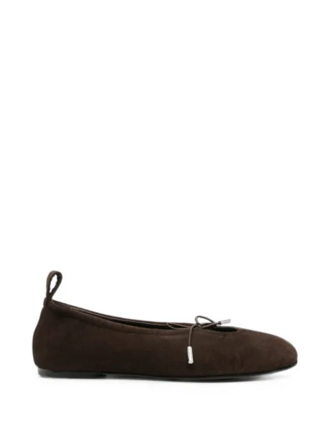 ALOHAS Rosalind barefoot suede leather ballet flats Brown S101411