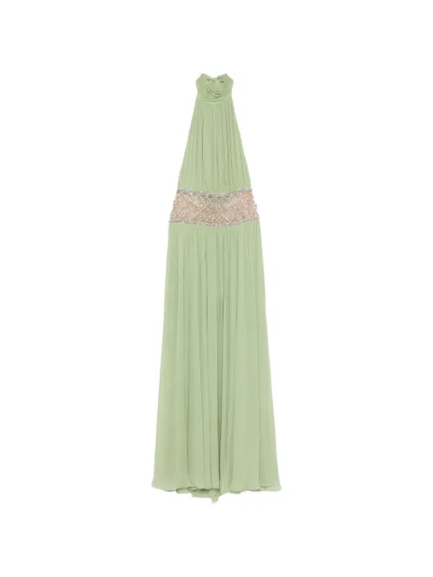Retrofete Kreeli crystal-embellished maxi dress Green RPF251158817