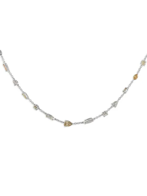 LB Exclusive multicoloured diamond necklace Silver MF08020526