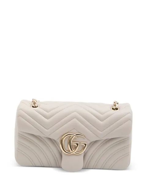 Gucci small GG Marmont shoulder bag Grey 837267AAE38