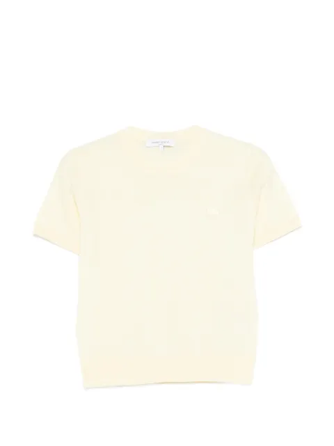 Maison Kitsuné logo-patch T-shirt Neutrals OW00807KT1181