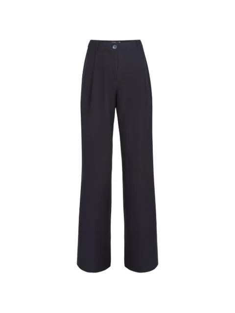Toccin Solara pleated wide leg trousers Blue TS6220P047