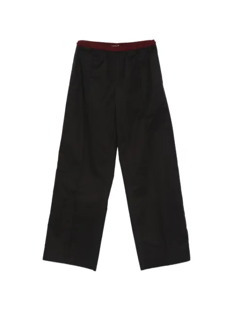 Plan C elasticated trousers Black PNCAB03BU8TC125