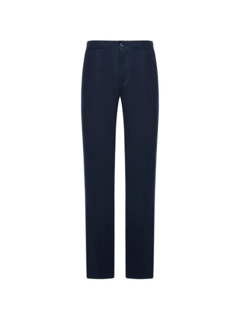 Kiton elasticated trousers Blue UPN01H096900100O