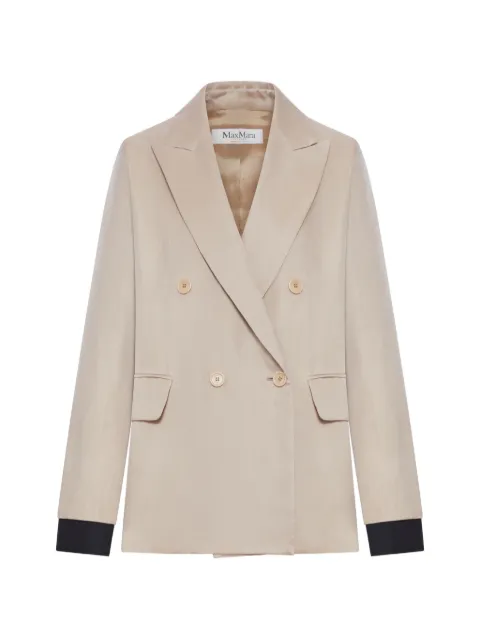 Max Mara double-breasted blazer Neutrals 2611041283600