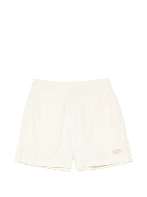 Maison Kitsuné textured shorts Neutrals QW01400KA0035