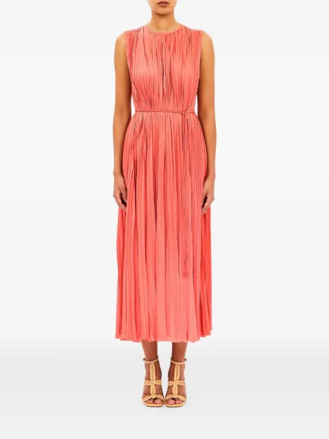 Ulla Johnson Fianna pleated midi dress Orange SP260132
