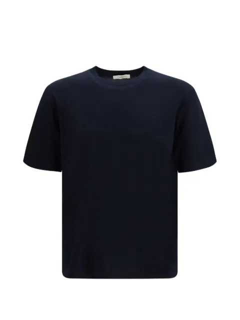 Piacenza Cashmere ribbed crew-neck T-shirt Blue M1790001001