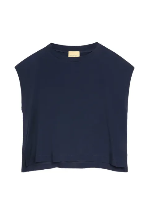 MOMONÌ Curacao crew-neck top Blue 265MMOBL004265MO04