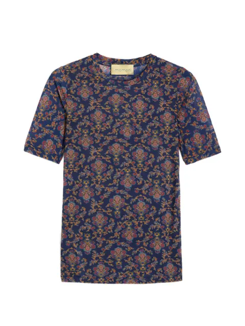 MOMONÌ Mirage crew-neck T-shirt Blue 265MMOTS016265MO45