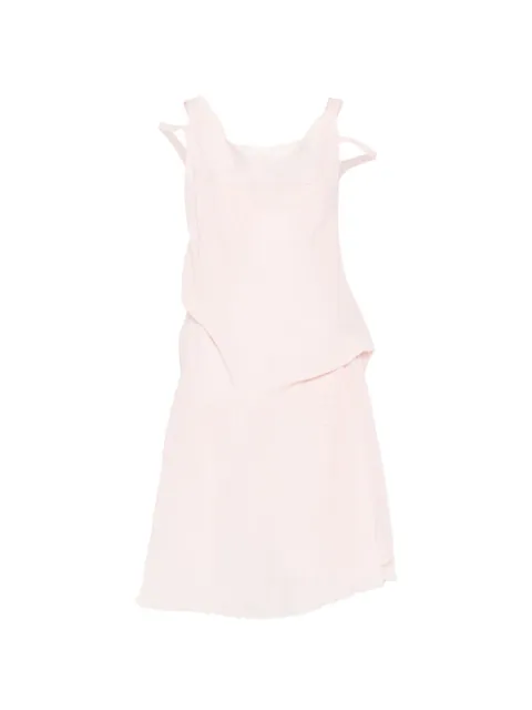 Plan C crincled midi dress Pink ABCAH02NF1TV037