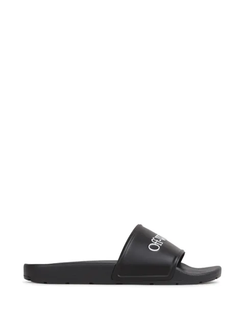 Off-White Bookish logo slides Black OMIU002S26MAT0021001