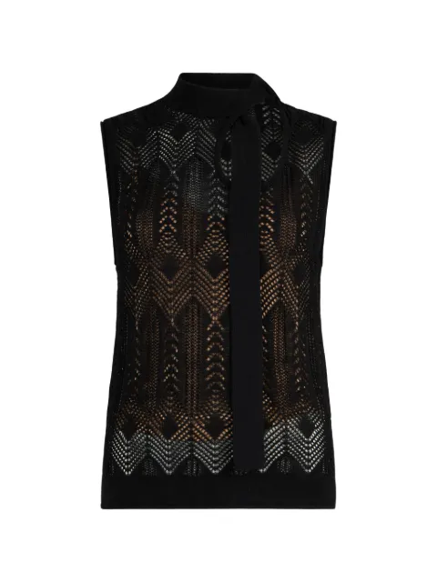 LIU JO knit top with bow Black WA6329MS00722222