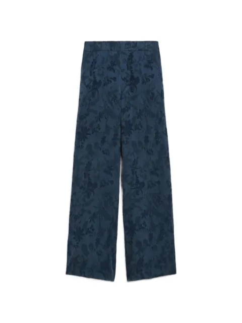 MOMONÌ Marajo floral trousers Blue 265MMOPA021265MO13