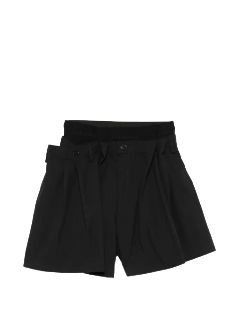 ALAINPAUL buttoned shorts Black S5WSO04
