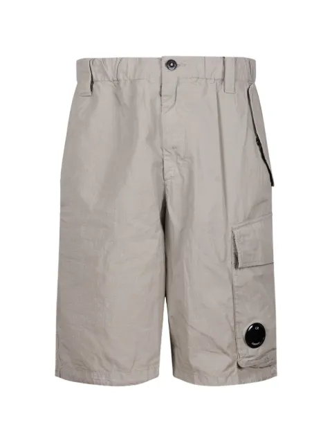 C.P. Company logo-detail cargo shorts Grey 20CMBE247A006272G904