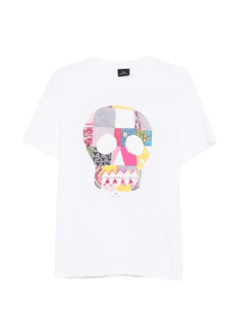 PS Paul Smith Fabric Skull print T-shirt White M2R011RVP5794