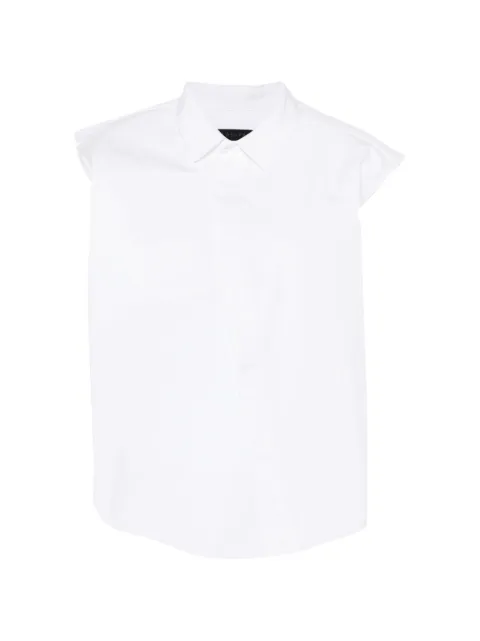 ALAINPAUL sleeveless shirt White S5WSH01