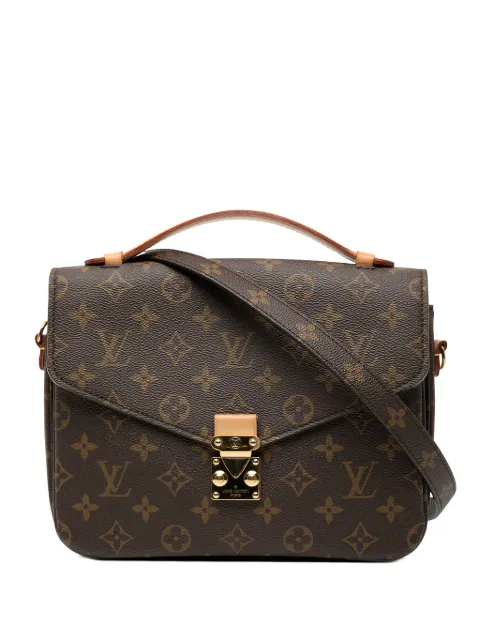 Louis Vuitton Pre-Owned 2020 Monogram Pochette Metis satchel Brown LD0MZ75S8EG6T4E9