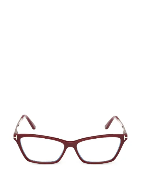 TOM FORD Eyewear cat-eye frame glasses Red FT6135B