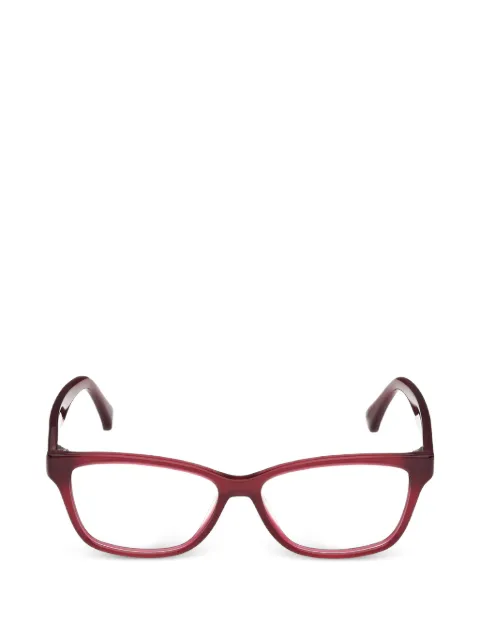 Max Mara Eyewear rectangle-frame glasses Red MM5237