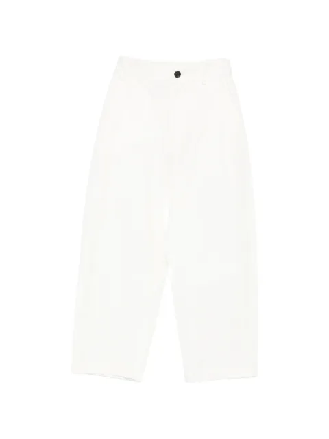 nicholson & nicholson button-fastening trousers White ECRUCHINO