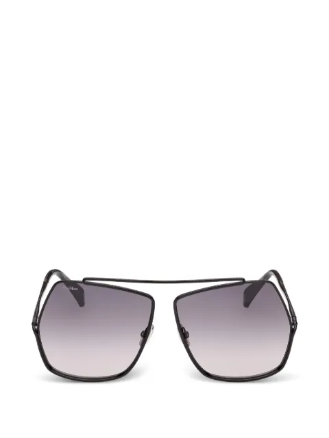 Max Mara Eyewear geometric-frame sunglasses Black MM0006