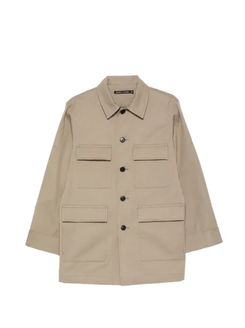 nicholson & nicholson multi-pocket shirt jacket Green MONTYCHINO