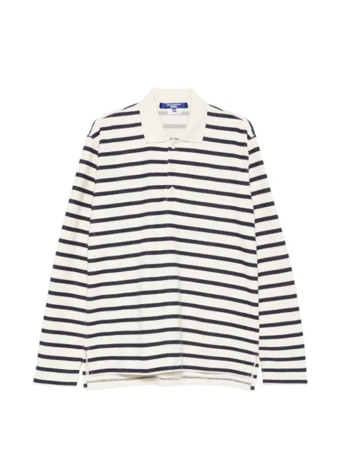 Junya Watanabe MAN striped polo shirt Neutrals WQT007
