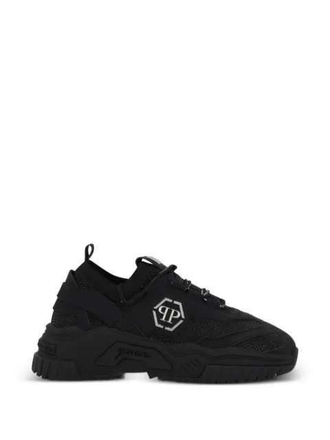 Philipp Plein Predator low-top strass sneakers Black PAFSUSC0926PTE003N