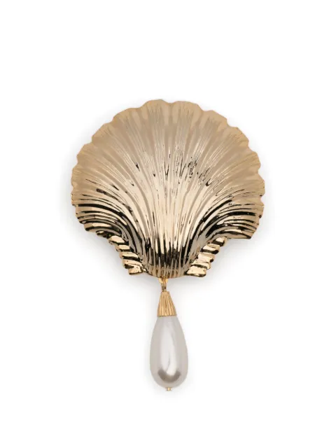 Rowen Rose shell drop earrings Gold RRA071844