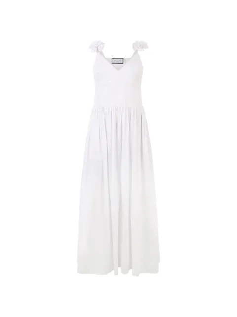 Philipp Plein floral-strap maxi dress White PAFCWRG3587PTE003N